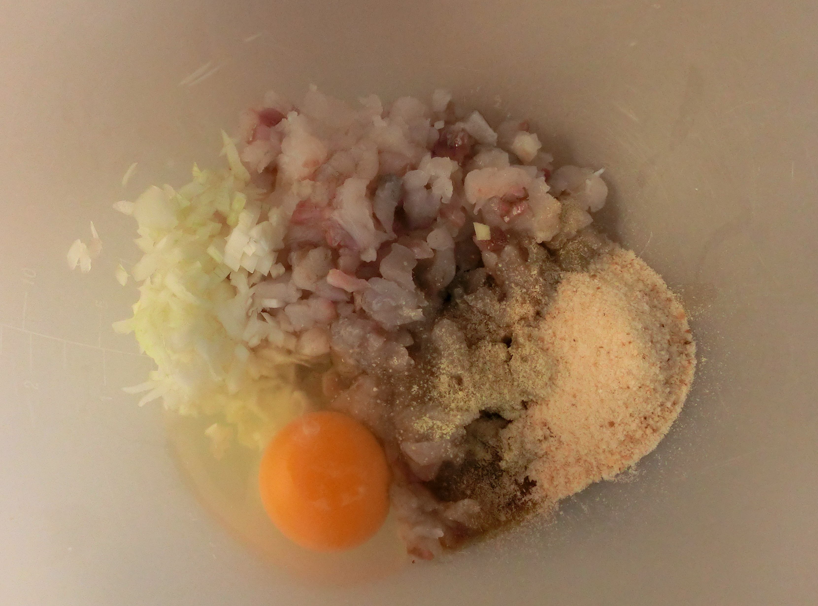 Zutaten für eine Fischfriko